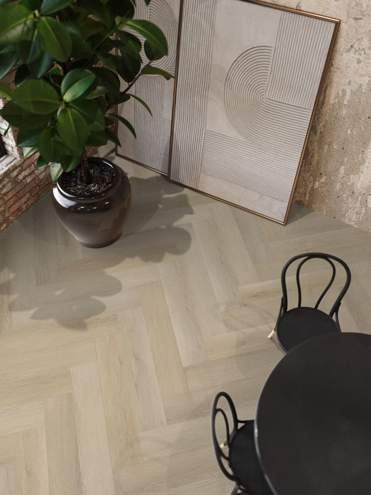 FloorLife YUP XL Mayfair Light oak - Visgraat Click PVC
