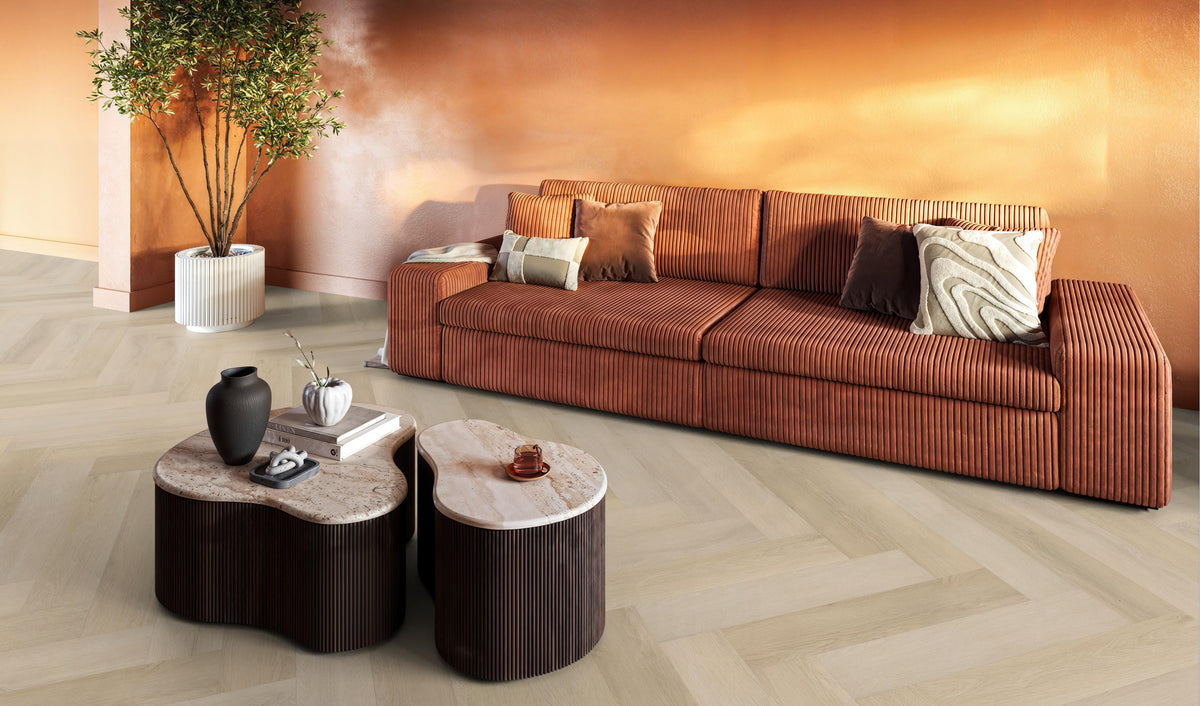FloorLife YUP XL Mayfair Natural - Visgraat Click PVC