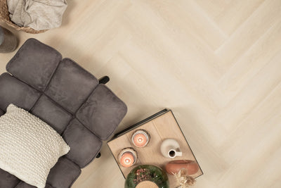 Floer Balein Beige - Walvisgraat Click PVC