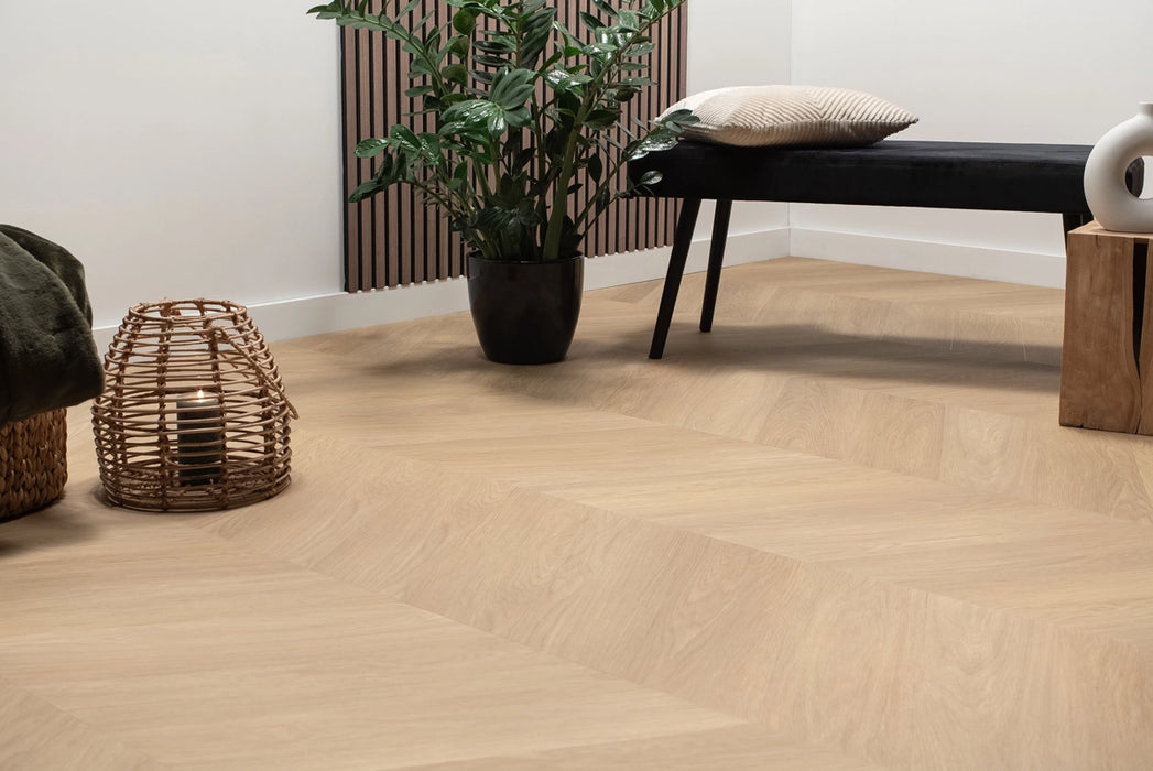 Floer Natuur Eiken - Hongaarse Punt PVC