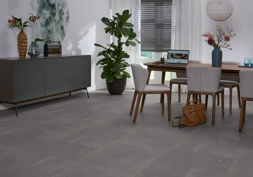 Ambiant Piero Dark grey | Tegel 60 x 60 Plak PVC dryback