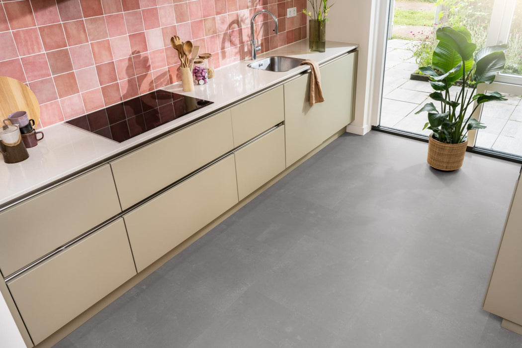 Ambiant Piero Dark grey | Tegel 60 x 60 Plak PVC dryback