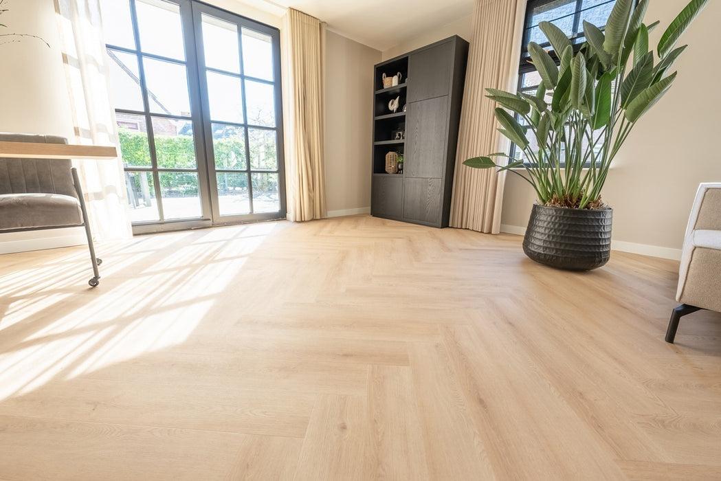 Floer Cetus Crème - Walvisgraat Dryback Plak PVC