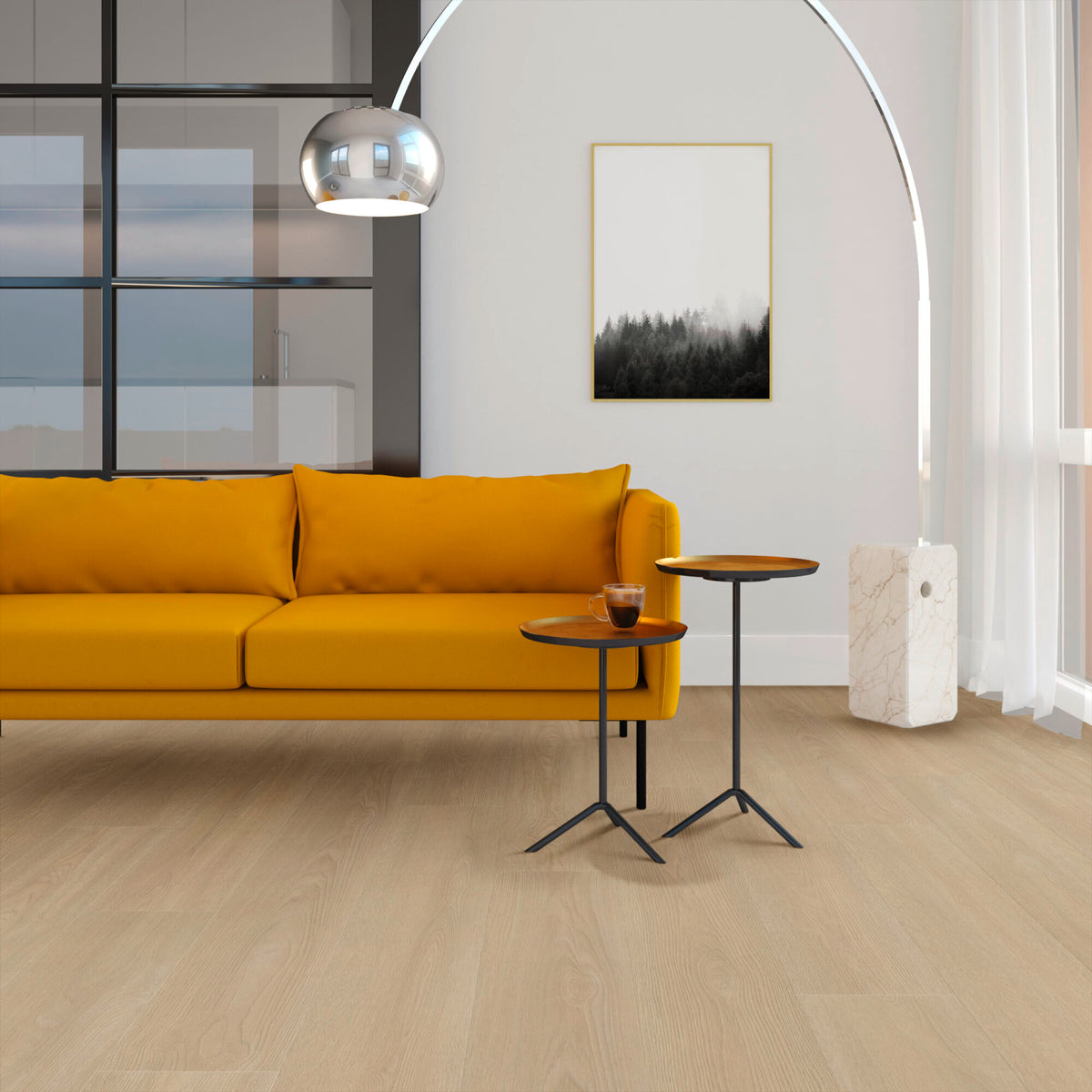 Sfeerbeeld Vivafloors 8520 | Eiken Plank | Klik PVC Rigid