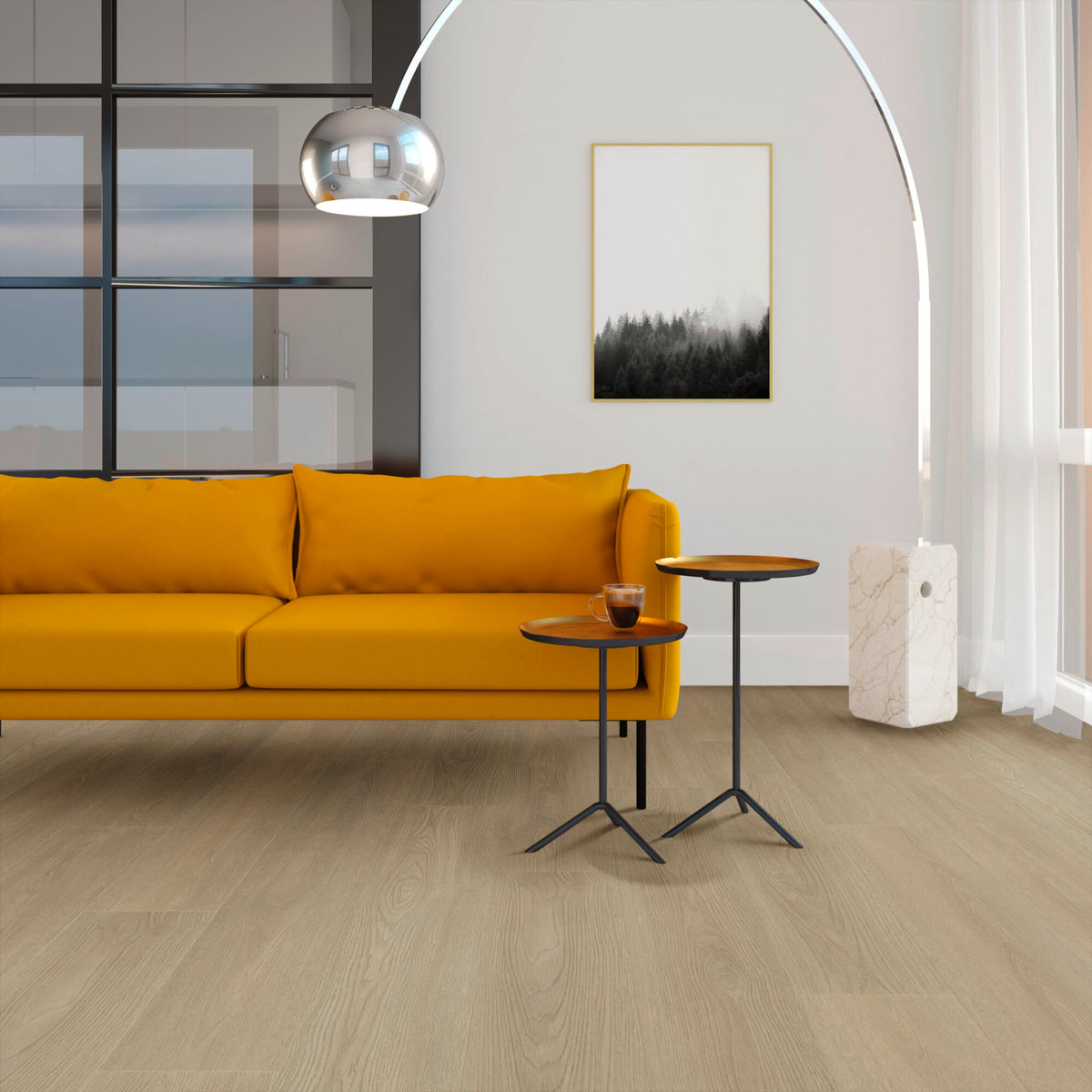 Sfeerbeeld Vivafloors 8540 | Eiken plank | Lijm PVC Dryback