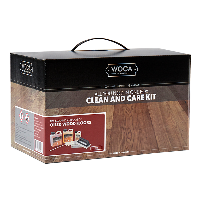 WOCA Onderhoudsset voor geolied hout Wit