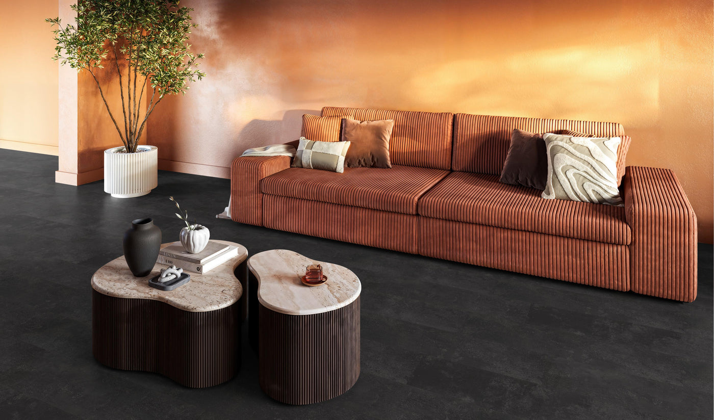 FloorLife Finsbury Anthracite - Dryback Plak PVC