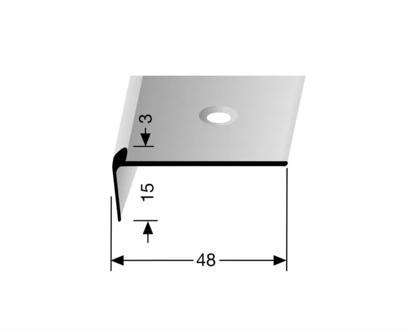 Trapneusprofiel voor PVC