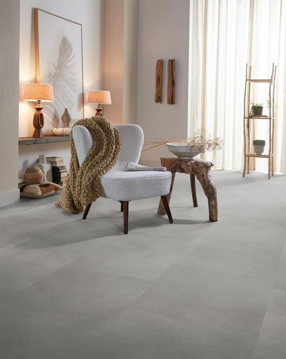 Ambiant Baroso XL Light grey | Tegel 80 x 40 Klik PVC