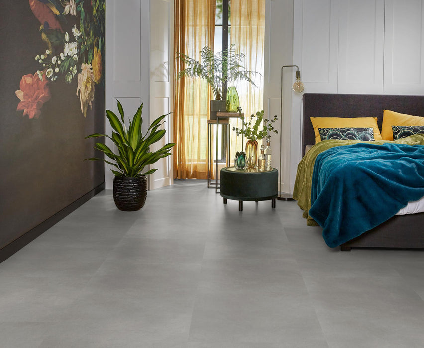 Ambiant Baroso XL Light grey | Tegel 80 x 40 Klik PVC