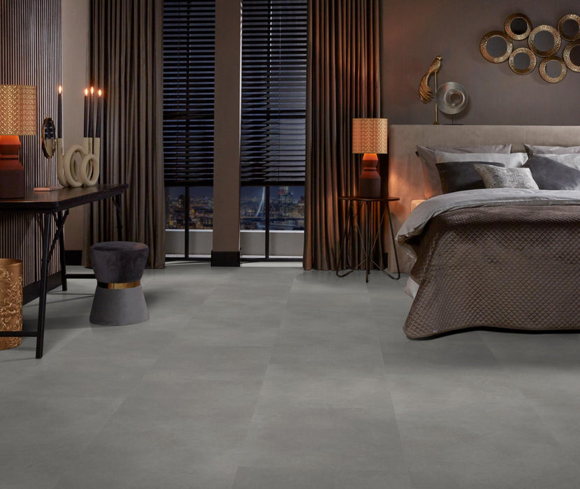 Ambiant Baroso XL Light grey | Tegel 80 x 40 Klik PVC