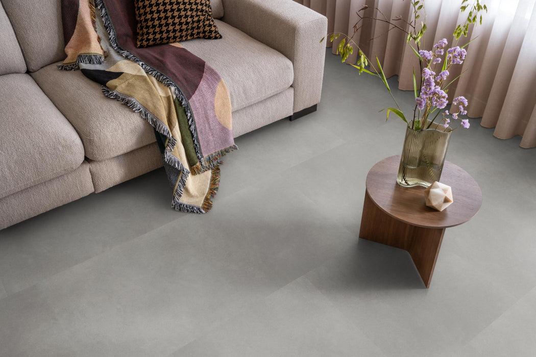 Ambiant Baroso XL Light grey | Tegel 80 x 40 Klik PVC