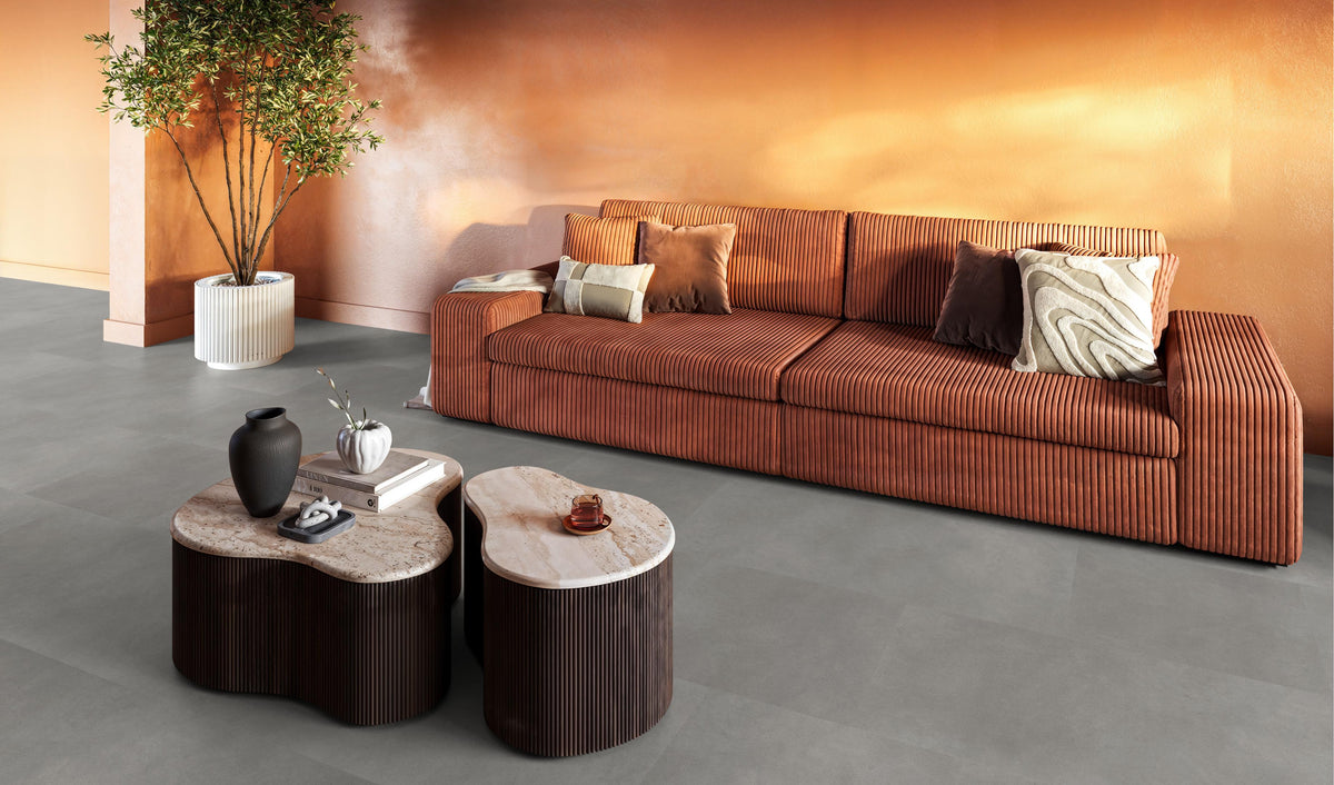 FloorLife Peckham XL Light grey - Tegel 80 x 40 Click PVC