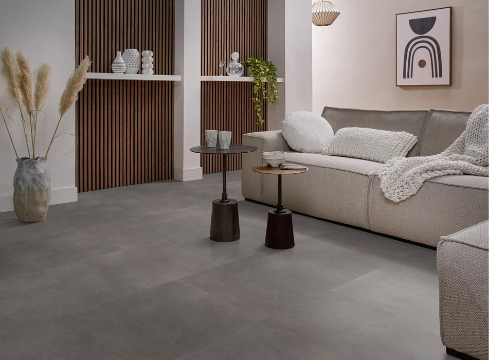 Ambiant Baroso XL Grey | Tegel 80 x 40 Klik PVC