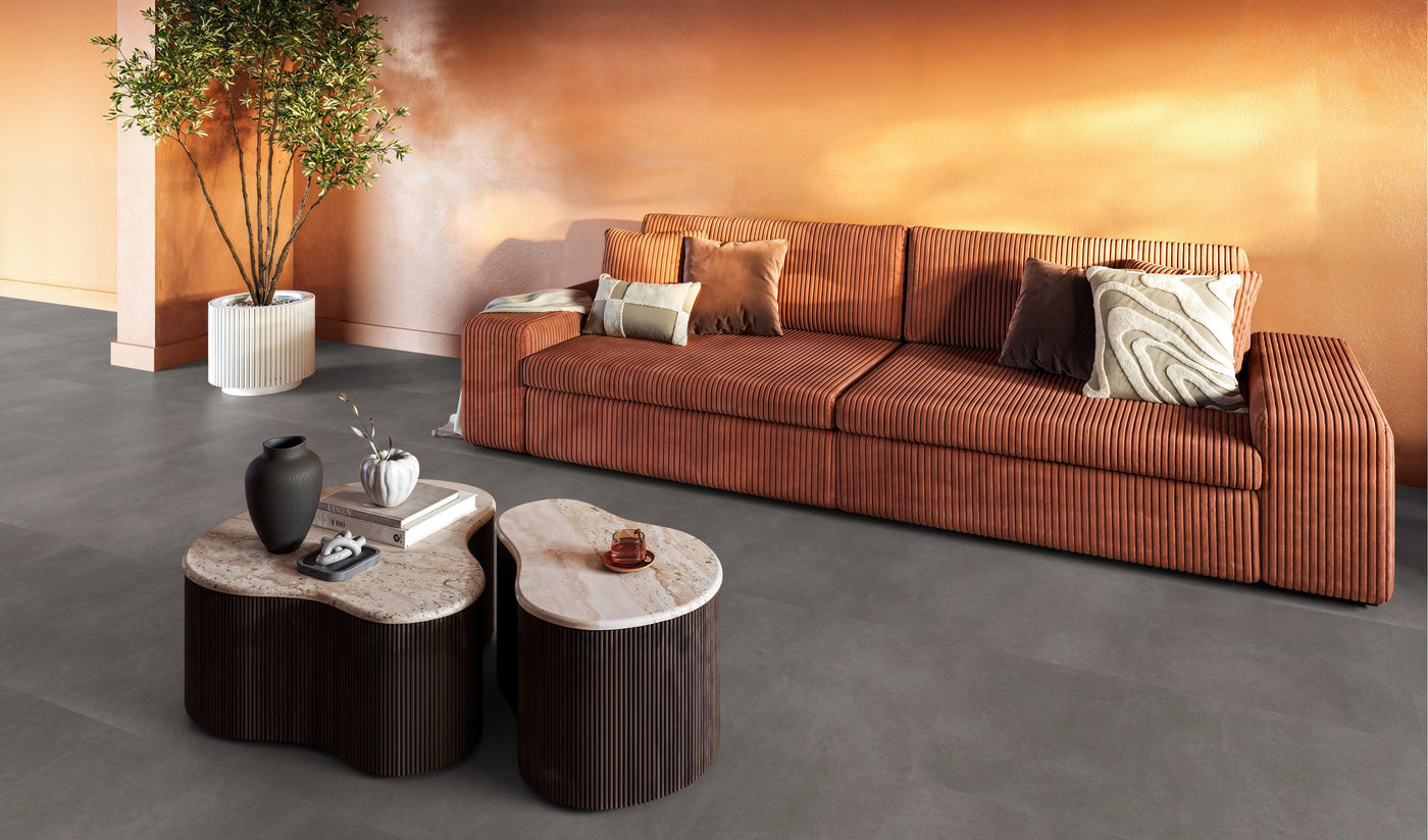 FloorLife Peckham XL Grey - Tegel 80 x 40 Click PVC
