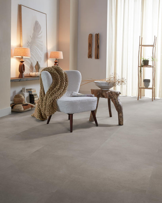 Ambiant Baroso Taupe | Tegel 60 x 60  Plak PVC dryback