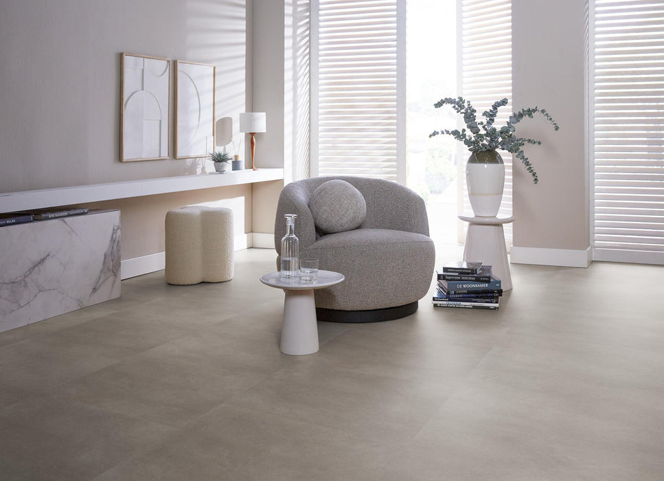 Ambiant Baroso Taupe | Tegel 60 x 60  Plak PVC dryback