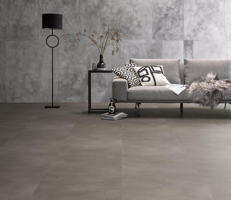 Ambiant Baroso Taupe | Tegel 60 x 60  Plak PVC dryback