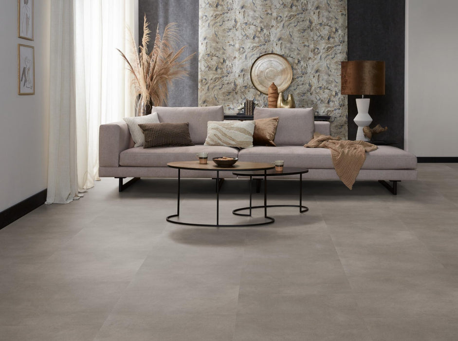Ambiant Baroso Taupe | Tegel 60 x 60  Plak PVC dryback