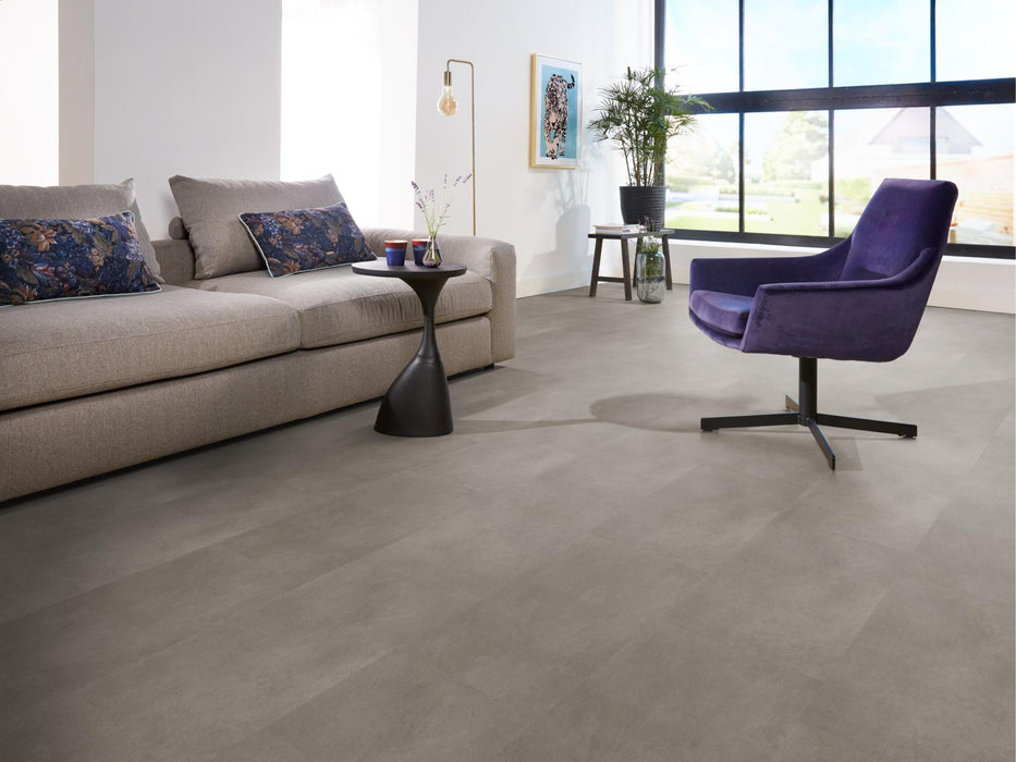 Ambiant Baroso Taupe | Tegel 60 x 60  Plak PVC dryback