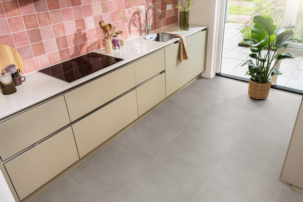Ambiant Baroso Taupe | Tegel 60 x 60  Plak PVC dryback