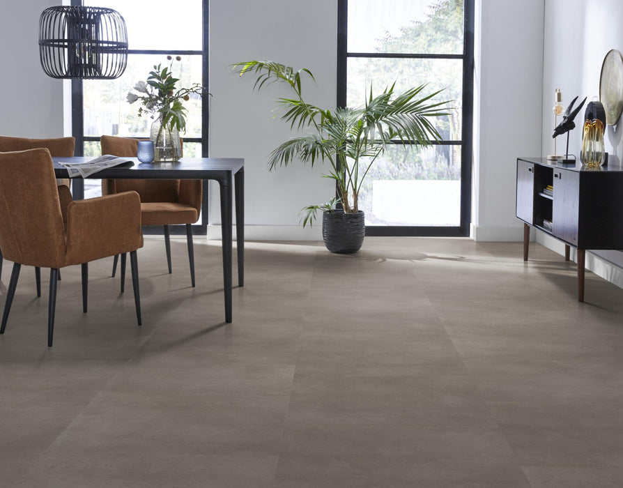 Ambiant Baroso Taupe | Tegel 60 x 60  Plak PVC dryback