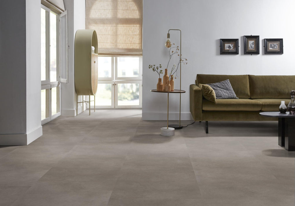Ambiant Baroso Taupe | Tegel 60 x 60  Plak PVC dryback