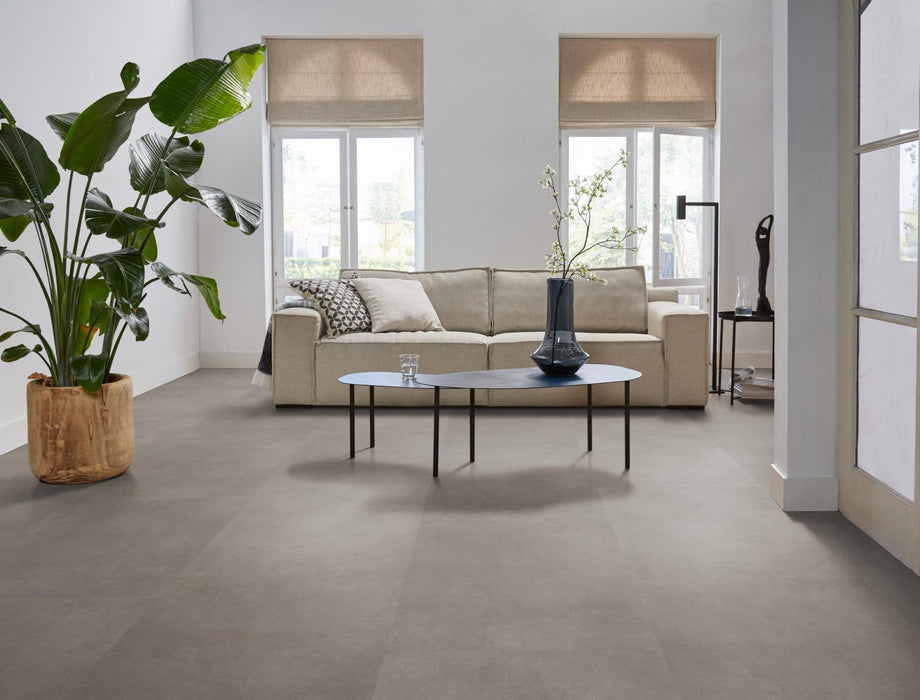 Ambiant Baroso Taupe | Tegel 60 x 60  Plak PVC dryback