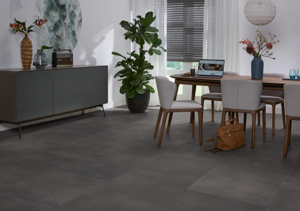 Ambiant Baroso Anthracite | Tegel 60 x 60 Klik PVC