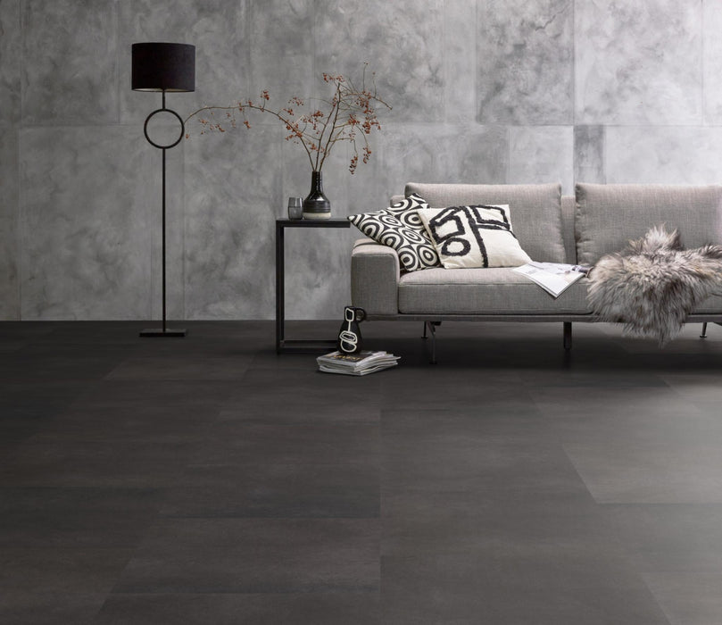 Ambiant Baroso Anthracite | Tegel 60 x 60 Klik PVC