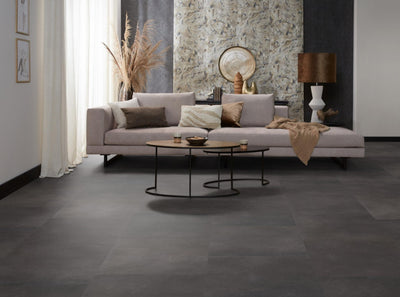 Ambiant Baroso XL Anthracite | Tegel 80 x 40 Klik PVC