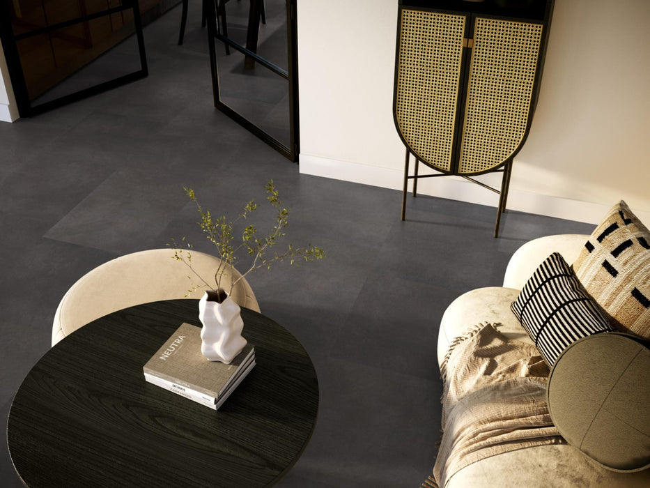 Ambiant Baroso Anthracite | Tegel 60 x 60 Klik PVC