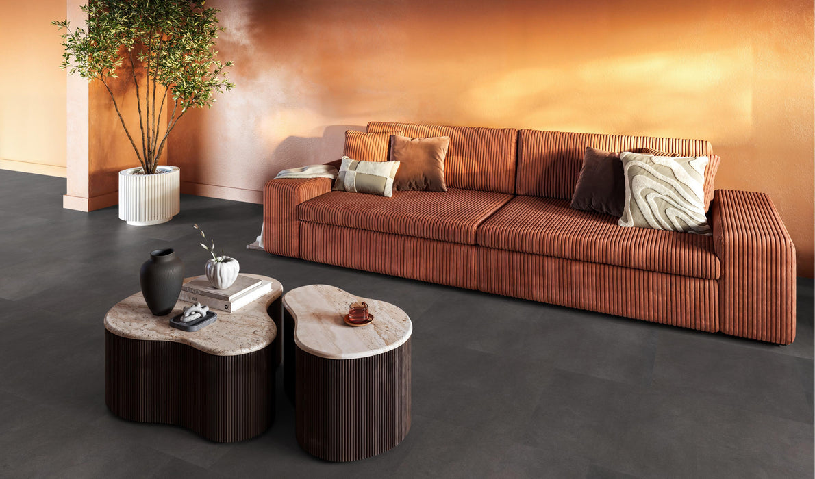 FloorLife Peckham XL Anthracite - Tegel 80 x 40 Click PVC