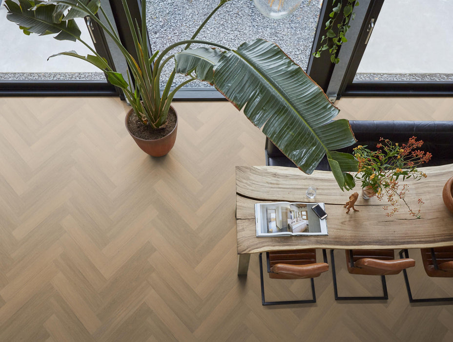 FloorLife YUP Sutton Warm natural - Visgraat Plak PVC