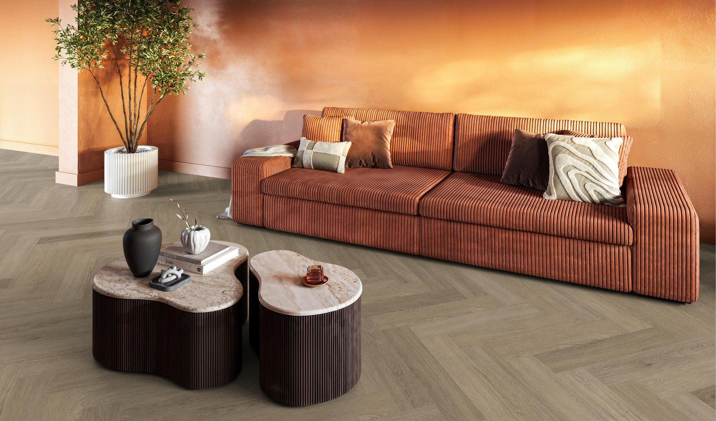 Ambiant Spigato Viranto Smoky - Visgraat Click PVC