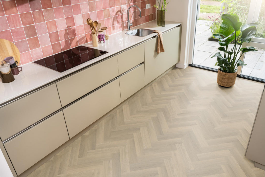 Ambiant Spigato Avanto Natural | Visgraat Lijm PVC