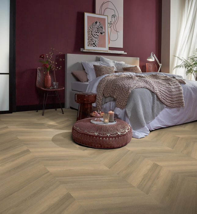 Ambiant Spigato Avanto Natural | Hongaarse punt | Plak PVC