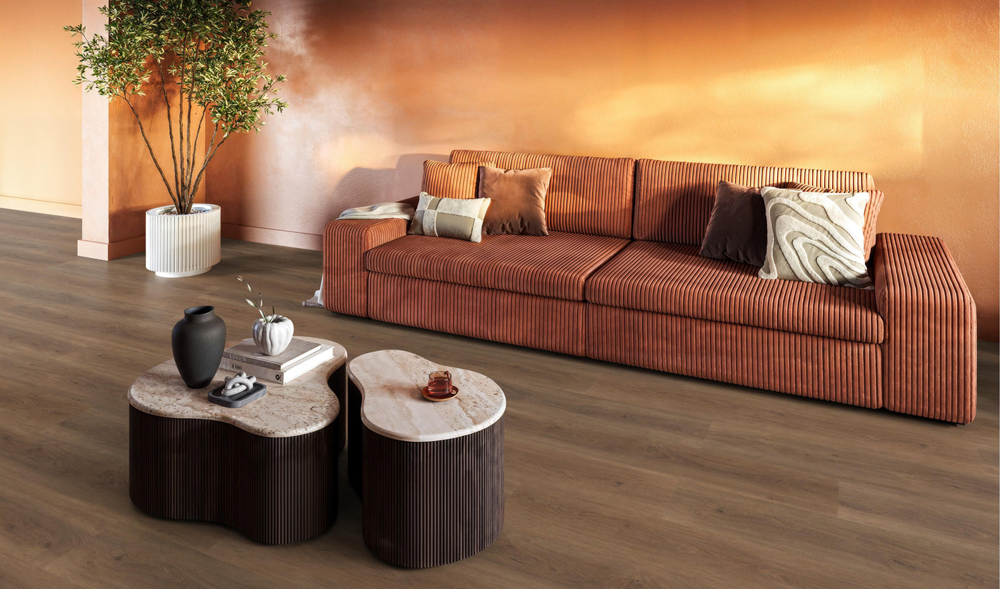 FloorLife Parramatta Warm brown - Dryback Plak PVC