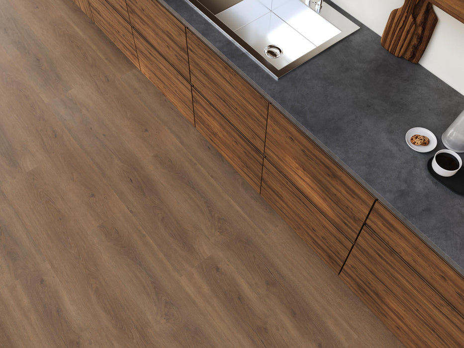 FloorLife Parramatta Warm brown - Dryback Plak PVC