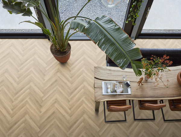 FloorLife YUP Paddington Beige - Visgraat Plak PVC