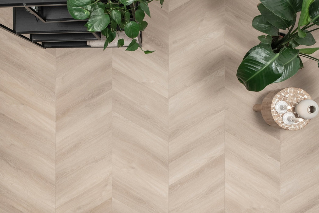 Floer Onbehandeld Eiken - Hongaarse Punt PVC