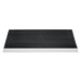 OTIUM Luxe buitenmat 50 × 80 cm zwart met zilver strip