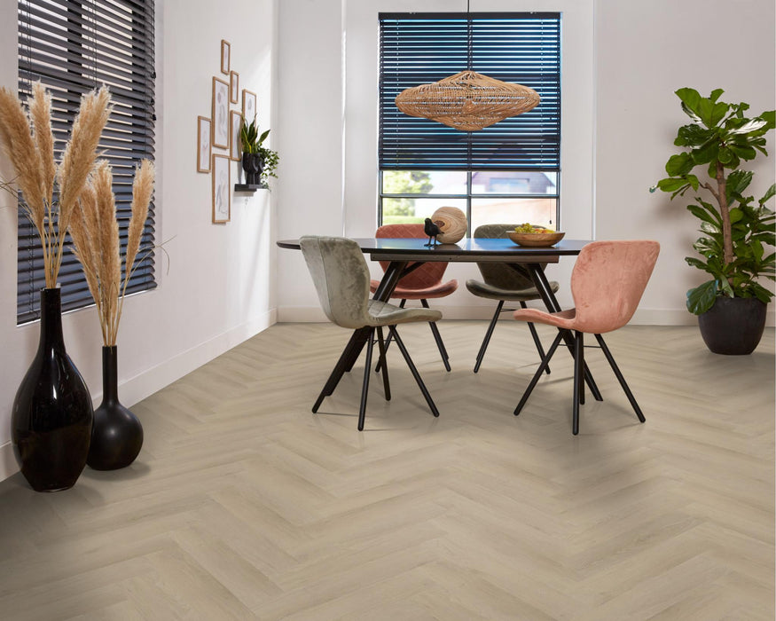 Ambiant Spigato Navaro Beige | Visgraat Klik PVC