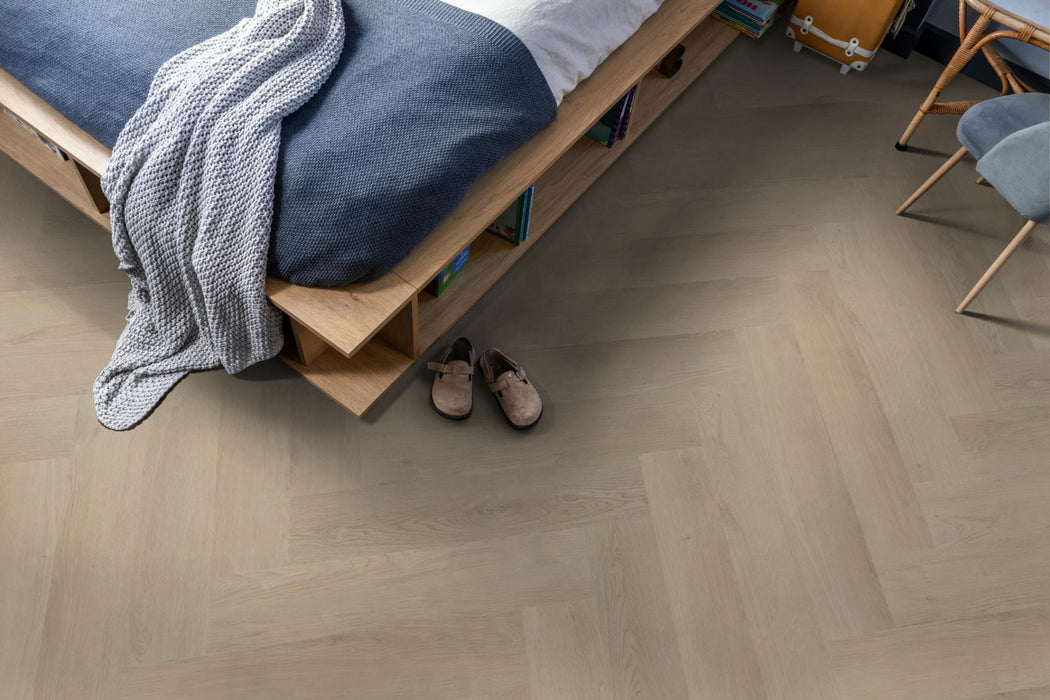 Ambiant Spigato Navaro Beige | Visgraat Klik PVC