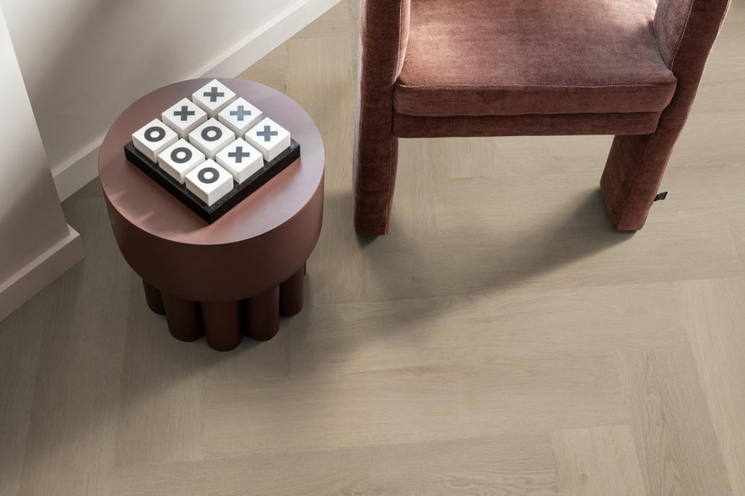 Ambiant Spigato Navaro Beige | Visgraat Lijm PVC