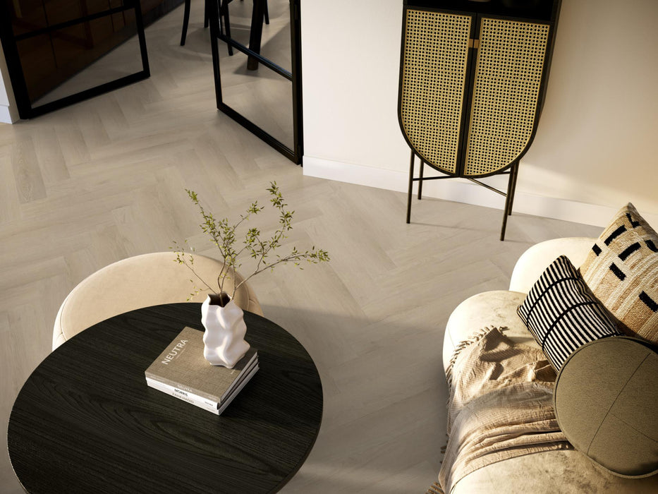 Ambiant Spigato Navaro Beige | Visgraat Klik PVC