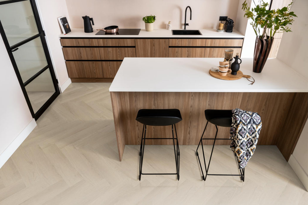 Ambiant Spigato Navaro Beige | Visgraat Klik PVC