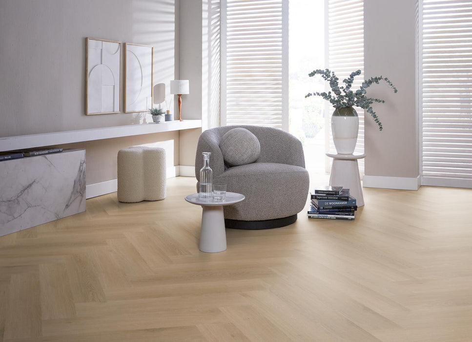 Ambiant Spigato Navaro Natural oak | Visgraat Lijm PVC
