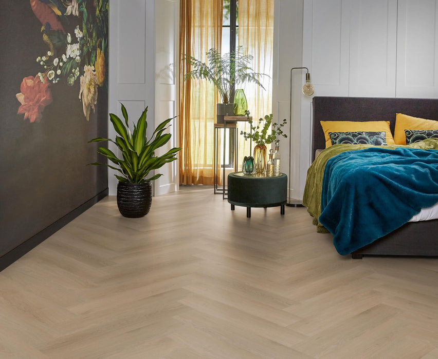 Ambiant Spigato Navaro Natural oak | Visgraat Lijm PVC