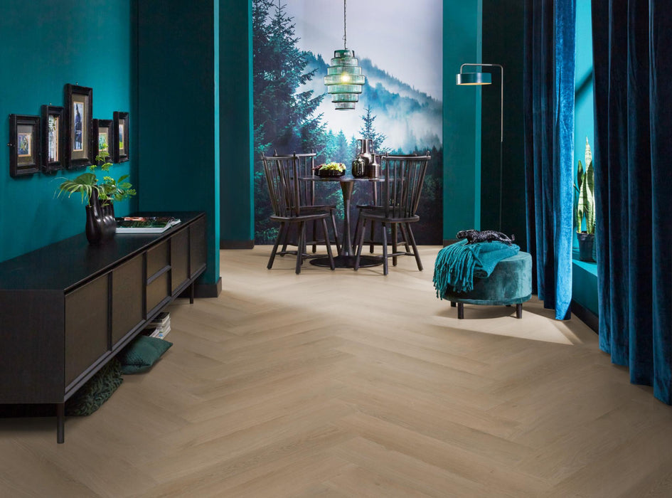 Ambiant Spigato Navaro Natural oak | Visgraat Lijm PVC
